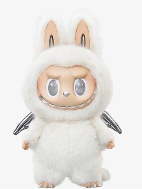 Labubu angel in clouds